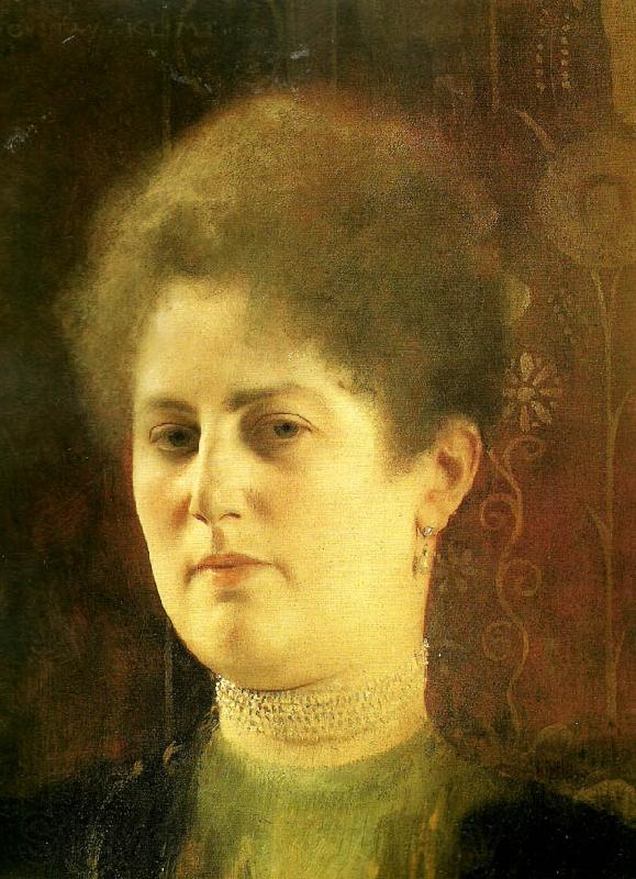 Gustav Klimt kvinnoportratt